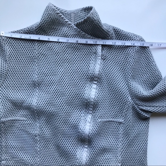 ➕ AKRIS PUNTO Asymmetrical Gray Light Zip Jacket - Picture 5 of 14